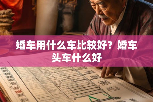 婚车有什么讲究，要注意什么 需要什么颜色