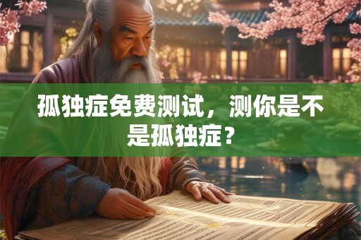 孤独也愿意 不进行无效社交的四大星