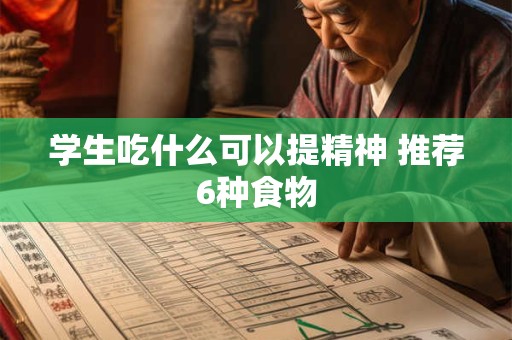 学生吃什么可以提精神 推荐6种食物