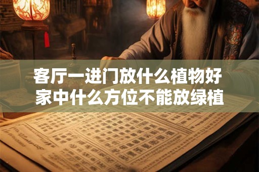 客厅一进门放什么植物好 家中什么方位不能放绿植
