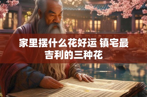 家里摆什么花好运 镇宅最吉利的三种花
