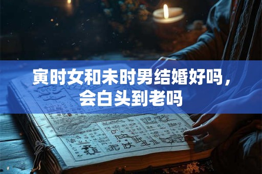 寅时女和未时男结婚好吗，会白头到老吗