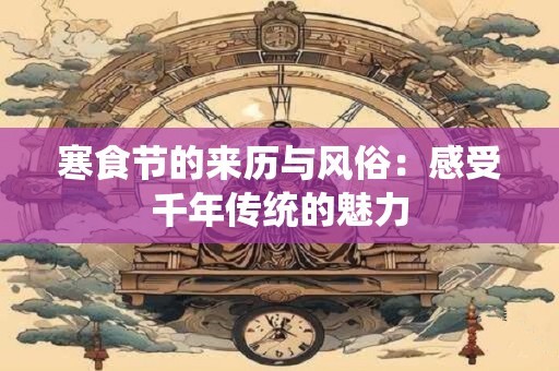 寒食节的来历与风俗：感受千年传统的魅力