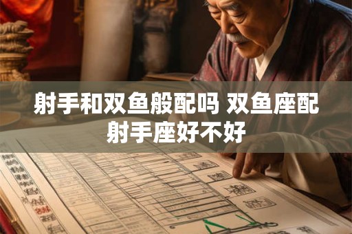 射手和双鱼的宿命缘分 巨蟹和射手天生一对