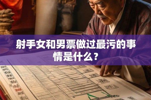 射手女和男票做过最污的事情是什么？