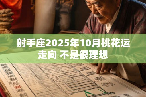 射手座2025年10月桃花运走向 不是很理想