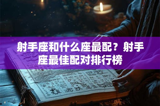 射手座和什么座最配？射手座最佳配对排行榜