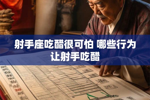 射手座吃醋的表现 与射手女交往的大忌