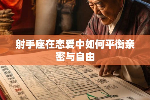 射手座在恋爱中如何平衡亲密与自由