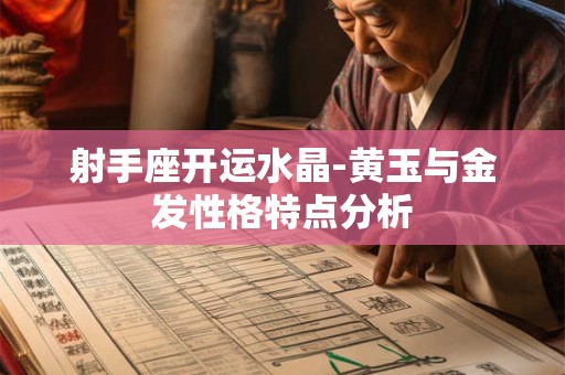 射手座开运水晶-黄玉与金发性格特点分析