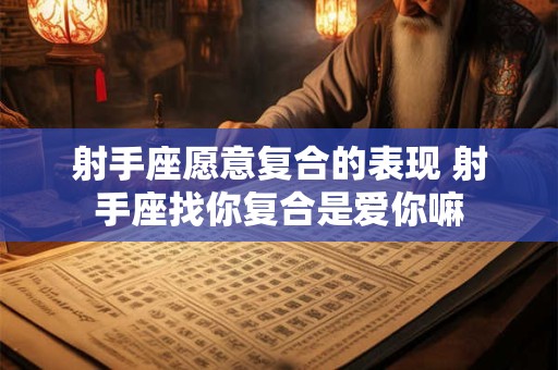 射手座愿意复合的表现 射手座找你复合是爱你嘛