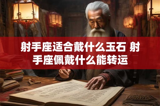 射手座适合戴什么玉石 射手座佩戴什么能转运