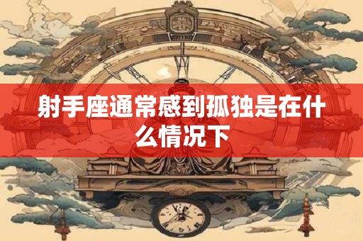 射手座都会因为什么事情而感叹人生
