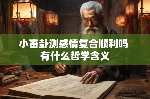 小畜卦测感情复合顺利吗 有什么哲学含义