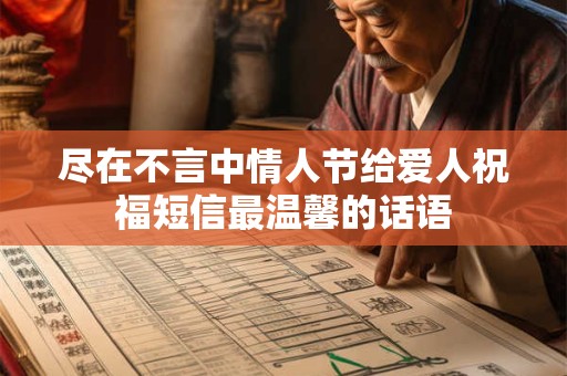 尽在不言中情人节给爱人祝福短信最温馨的话语