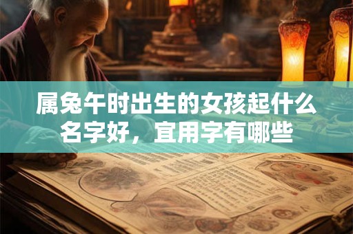 属兔名字里最忌讳什么字？属兔名字男孩宜用字