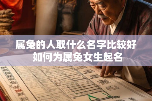 属兔的人起名字宜用字 属兔男孩取名关键字