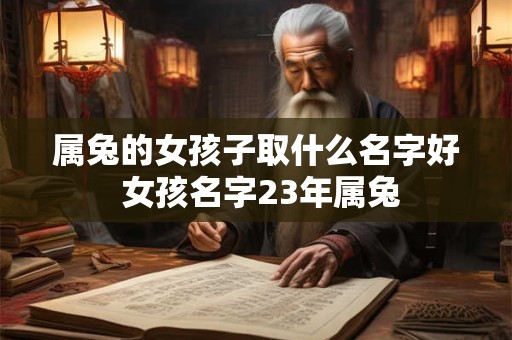 属兔的女孩子取什么名字好 女孩名字23年属兔