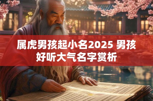 属虎男孩起小名2025 男孩好听大气名字赏析