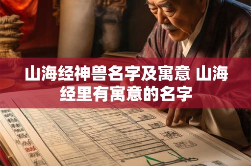 详细阅读:山海经神兽名字及寓意 山海经里有寓意的名字 山海经神兽名字及寓意 山海经里有寓意的名字