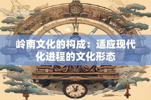岭南文化的构成：适应现代化进程的文化形态
