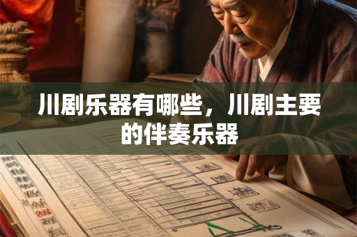 川剧乐器有哪些，川剧主要的伴奏乐器