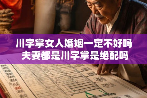 川字掌女人婚姻一定不好吗 夫妻都是川字掌是绝配吗