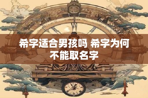 希字适合男孩吗 希字为何不能取名字