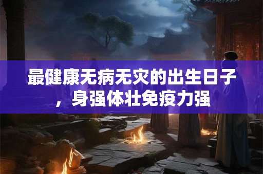 最健康无病无灾的出生日子，身强体壮免疫力强