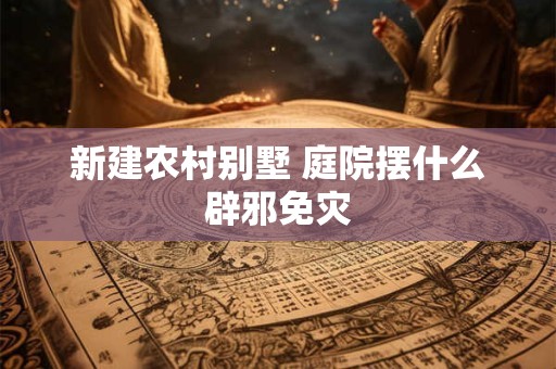 新建农村别墅 庭院摆什么辟邪免灾
