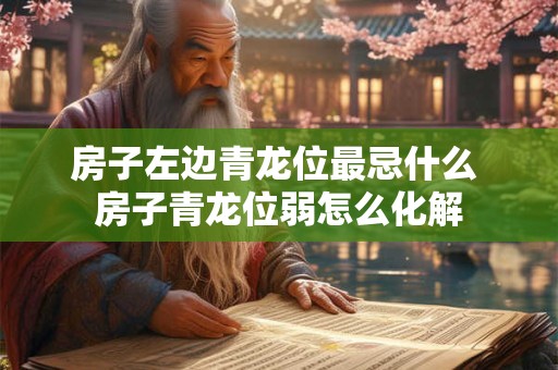 房子左边青龙位最忌什么 房子青龙位弱怎么化解