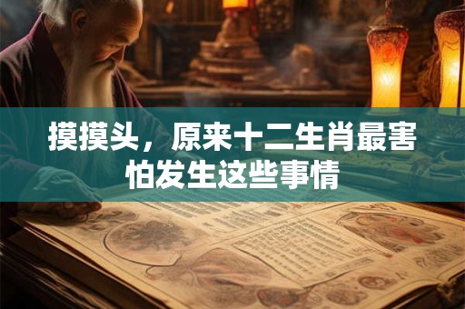 摸摸头，原来十二生肖最害怕发生这些事情