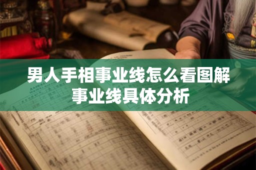 男人手相事业线怎么看图解 事业线具体分析