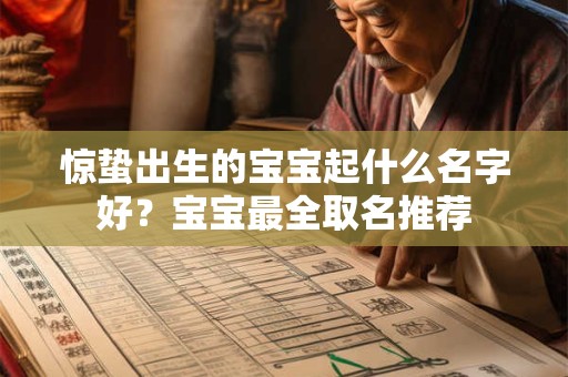 惊蛰出生的宝宝起什么名字好？宝宝最全取名推荐