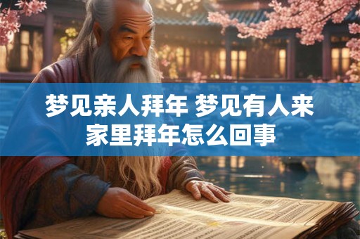 梦见亲人拜年 梦见有人来家里拜年怎么回事