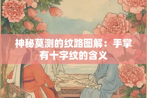 神秘莫测的纹路图解：手掌有十字纹的含义