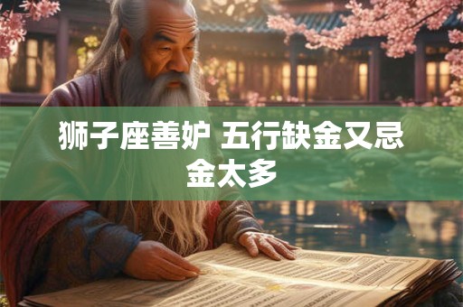 狮子座善妒 五行缺金又忌金太多