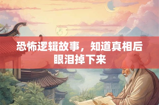 恐怖逻辑故事，知道真相后眼泪掉下来