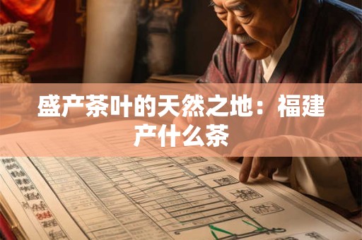 盛产茶叶的天然之地：福建产什么茶