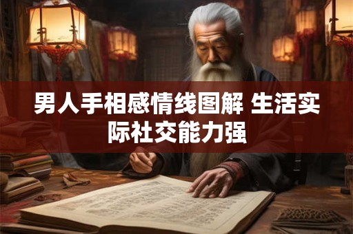 男人手相感情线图解 生活实际社交能力强