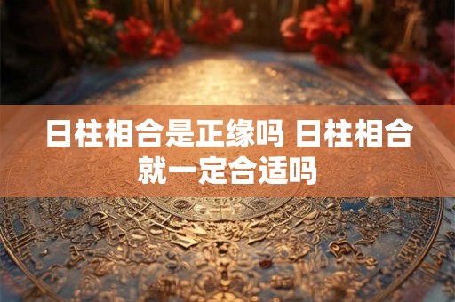 日柱相合是正缘吗 日柱相合就一定合适吗