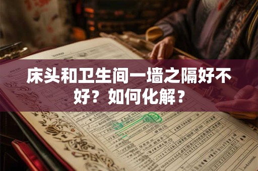 床头和卫生间一墙之隔好不好？如何化解？