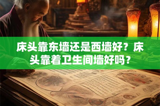 床头靠东墙还是西墙好？床头靠着卫生间墙好吗？