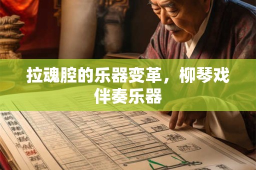 拉魂腔的乐器变革，柳琴戏伴奏乐器