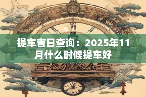 提车吉日查询：2025年11月什么时候提车好