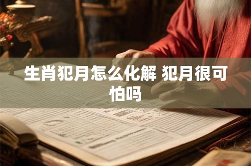 生肖犯月怎么化解 犯月很可怕吗