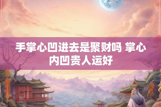 手掌心凹进去是聚财吗 掌心内凹贵人运好