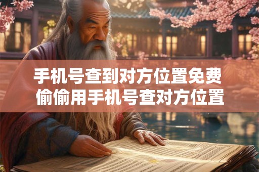 手机号查到对方位置免费 偷偷用手机号查对方位置