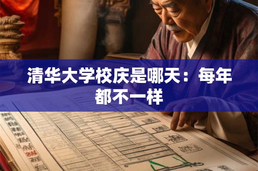 清华大学校庆是哪天：每年都不一样