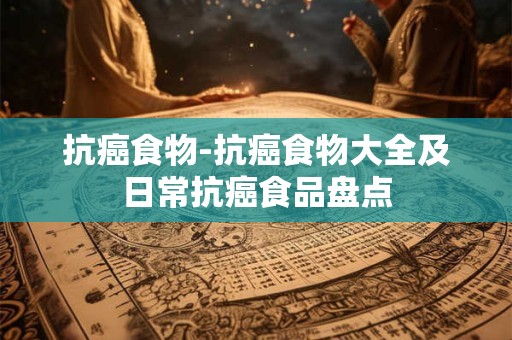 抗癌食物-抗癌食物大全及日常抗癌食品盘点
